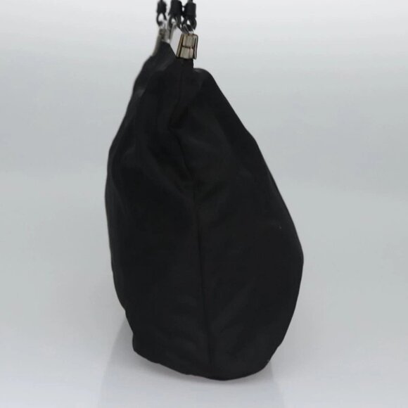 PRADA Hand Bag Nylon Black Auth - Picture 9 of 16